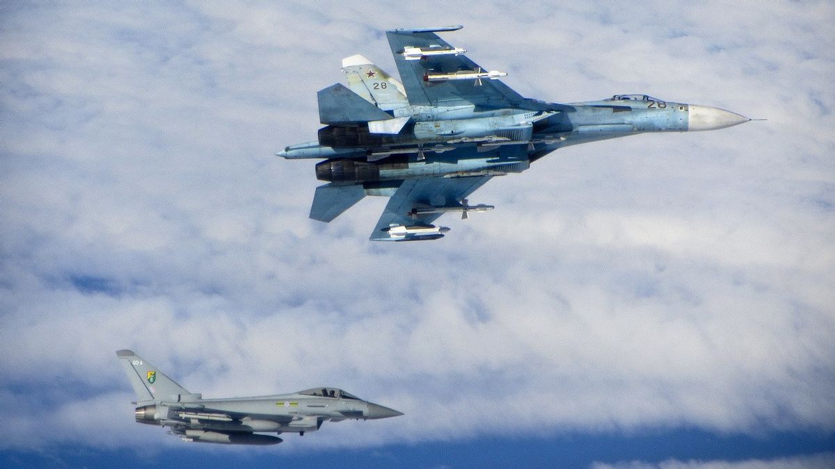 イギリス空軍がバルト海空域で50機のロシア航空機を迎撃
