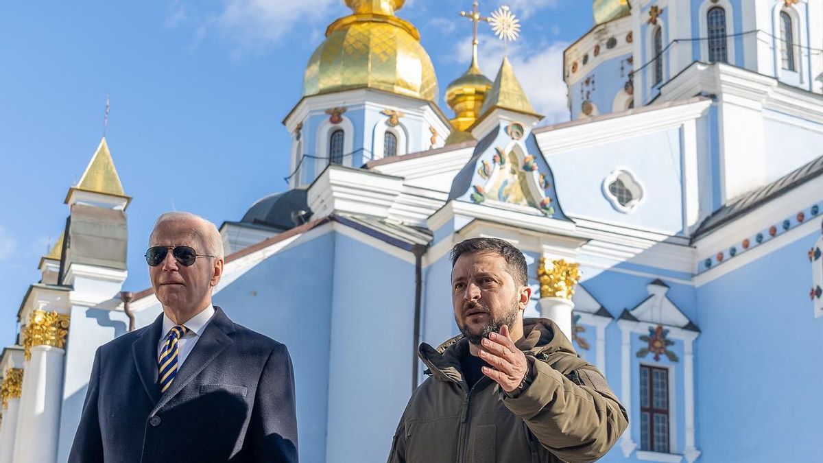 Perjalanan Super Kedap Joe Biden ke Kyiv, Wartawan Disumpah untuk Merahasiakan