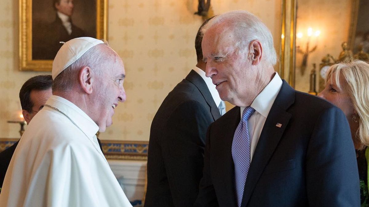 Pope Francis Discusses Conflict In Gaza Strip With US President Joe Biden