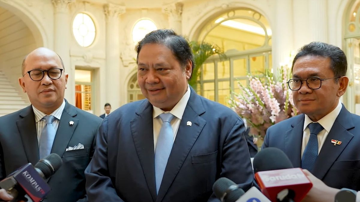 Airlangga透露了经济增长的三个引擎