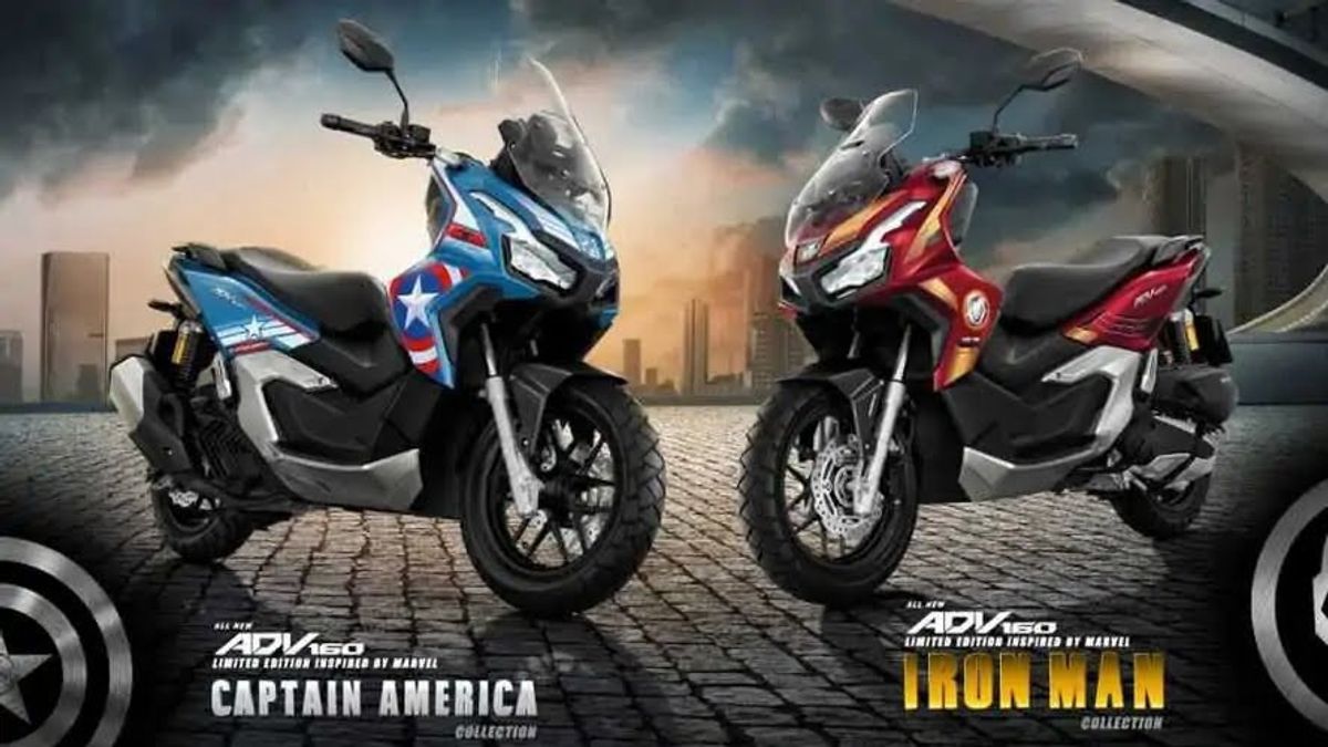 Honda Luncurkan ADV 160 Edisi Iron Man dan Captain America, hanya Dijual di Thailand