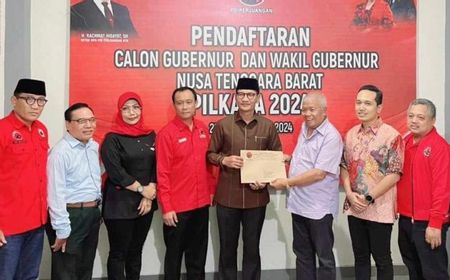 DPP PDIP Beri Surat Tugas Ketua Golkar NTB Maju di Pilkada Mataram 2024