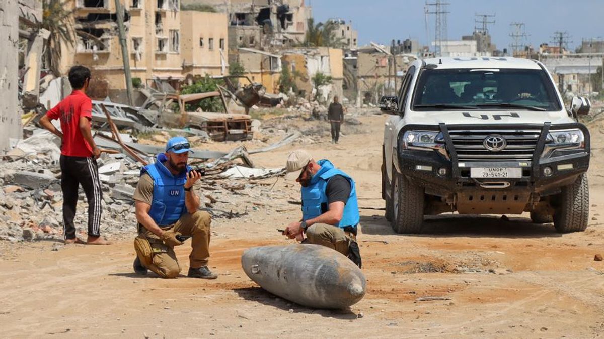 गाजा में इजरायली बम अभी भी विस्फोट नहीं हुए, बहाली लंबे समय तक खतरे में है