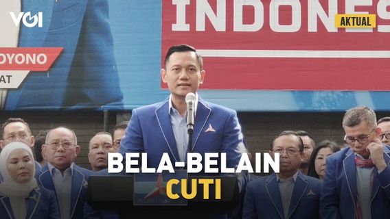 VIDEO: AHY Defends Leave To Come To KPU, Congratulations To Prabowo-Gibran