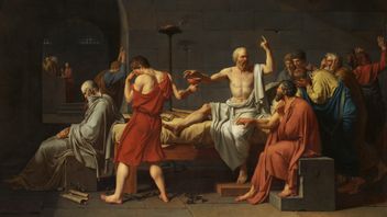 ソクラテスが見解の違いのために自殺を余儀なくされたとき