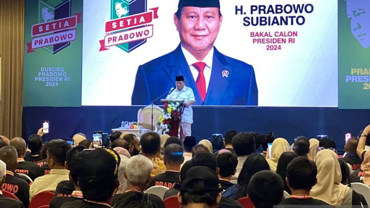 Prabowo: Don't Allow Indonesian Wealth To Be Taken Foreignly
