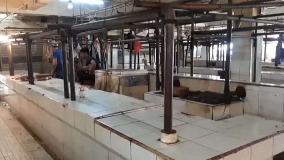 Pedagang Daging Sapi di Pasar Kramat Jati Mogok Jualan Tuntut Harga Stabil