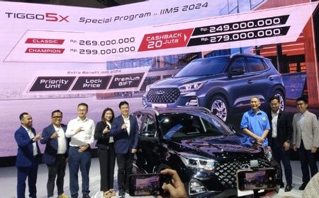 Chery Tiggo 5X Resmi Meluncur di IIMS, Harganya Mulai Rp269 Jutaan