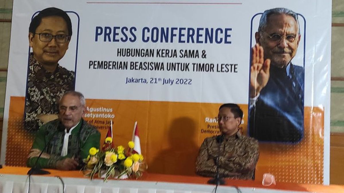 الرئيس خوسيه راموس هورتا يعترف بأن الحرم الجامعي في إندونيسيا هي الوجهات المفضلة للطلاب التيموريين الشرقيين