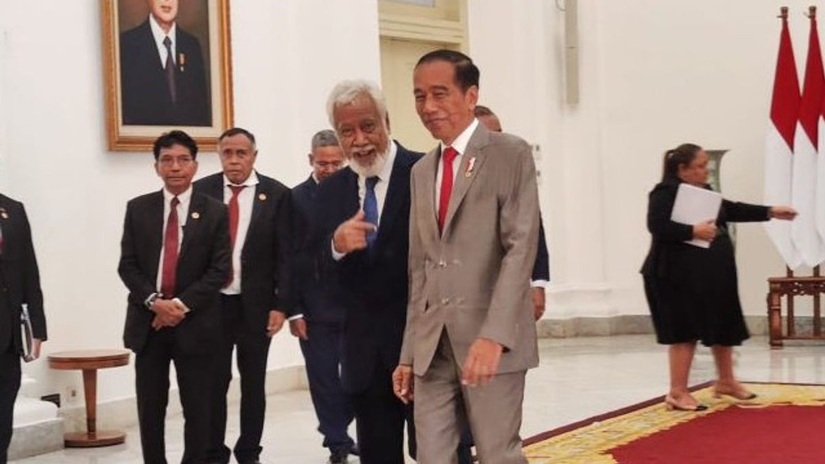 5 points importants pour la rencontre de Jokowi et Xanana Gusmao au palais de Bogor, y compris les frontières régionales