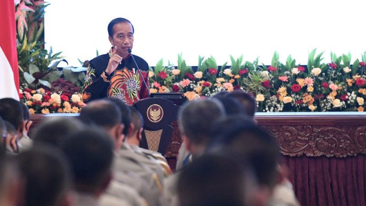 "Received Many Reports On The Gaya Of Luxury Life Of The Police," Jokowi Reminded The Police "Don't Be Independent"
