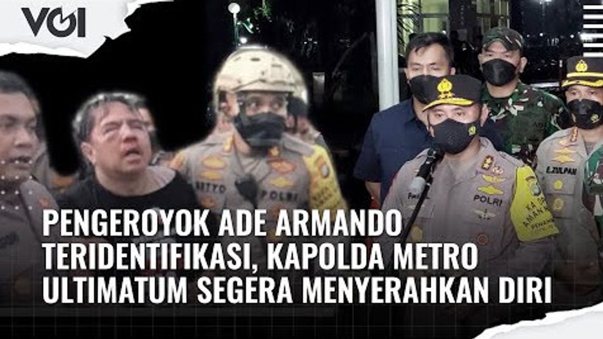 VIDEO: Ade Armando's Thugs Identified, This Is What The Metro Jaya Police Chief Said, Inspector General Fadil Imran