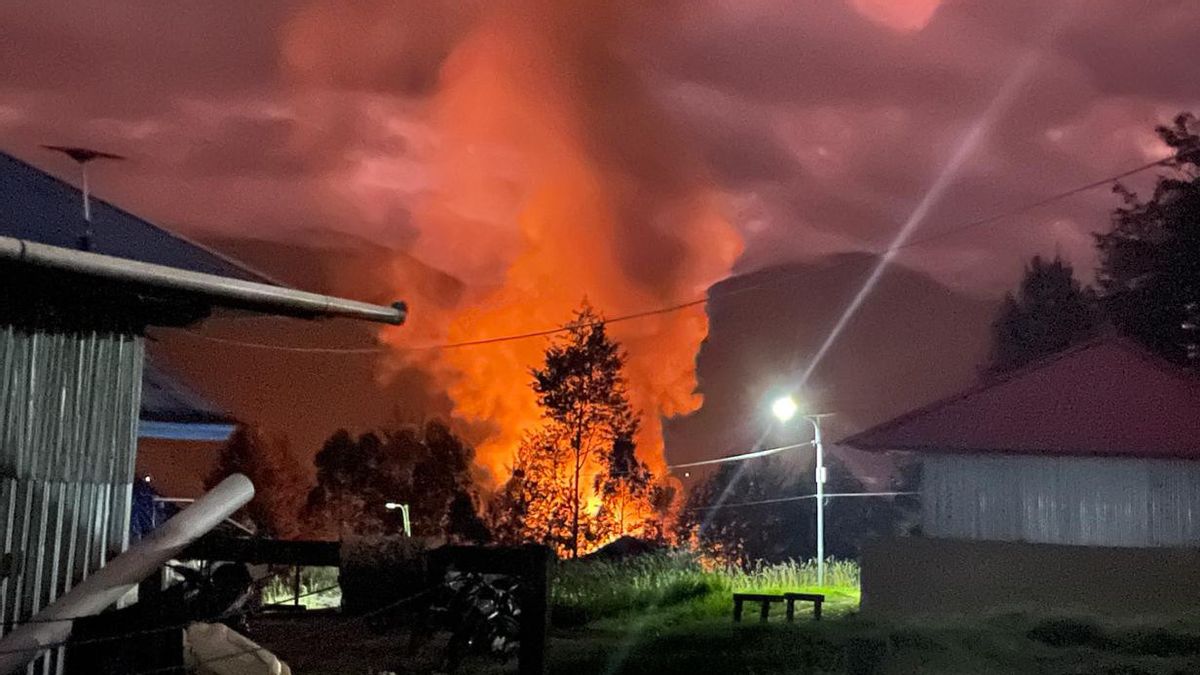 KKB Bakar Rumah Warga di Ilaga Papua