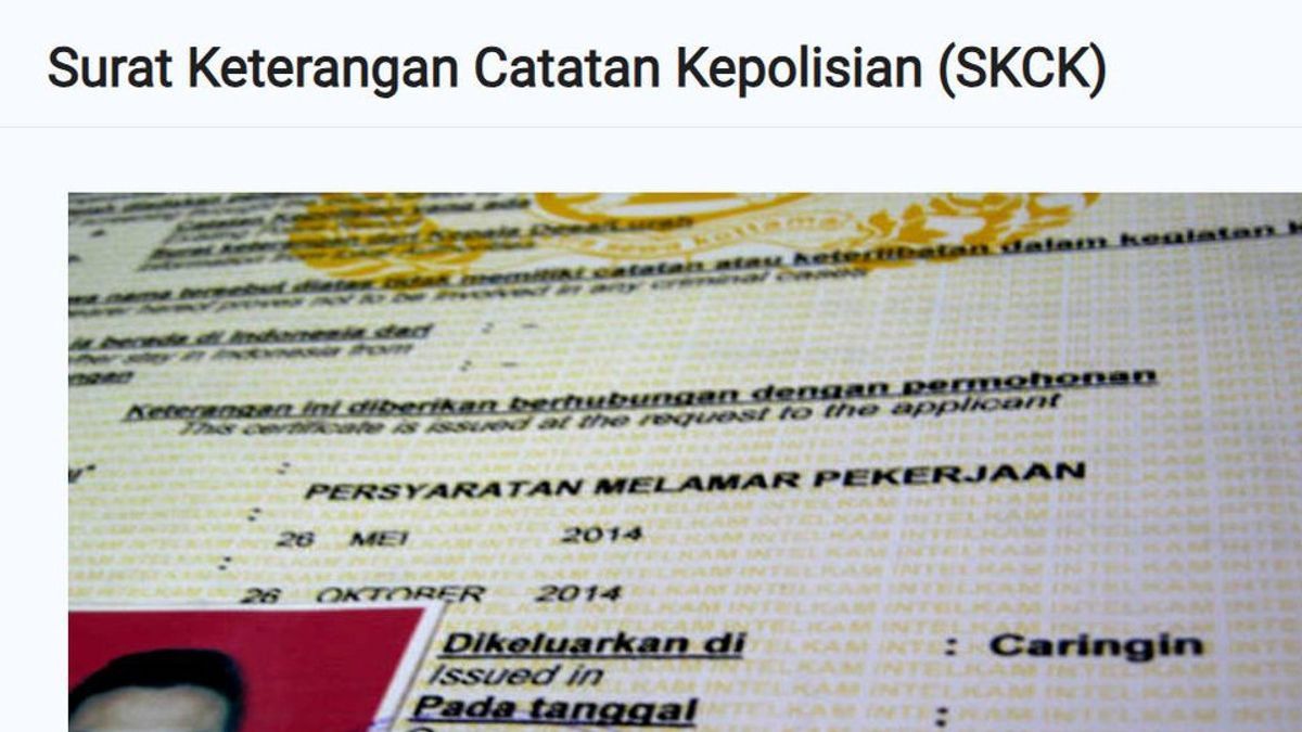 Differences In The Function Of Making SKCK Polsek, Polres, Polda, And Polri Headquarters That Must Be Known