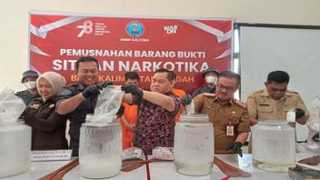 摧毁9公斤冰毒 马来西亚网络案件,BNNP Kalteng声称挽救了数百万人的生命