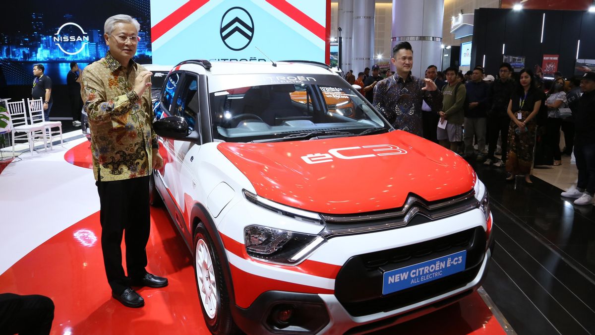 سيتروين بويونغ إي-C3 في GIIAS سورابايا ، السيارة الكهربائية التي سيتم إنتاجها محليا