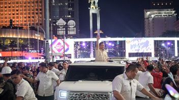 Prabowo Is Welcomed By Public Enthusiasm Throughout Sudirman-Thamrin