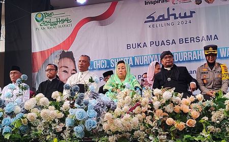 Sejuk, Istri Almarhum Gus Dur Ajak Lintas Agama Buka Bersama Puasa di Gereja Wates DIY