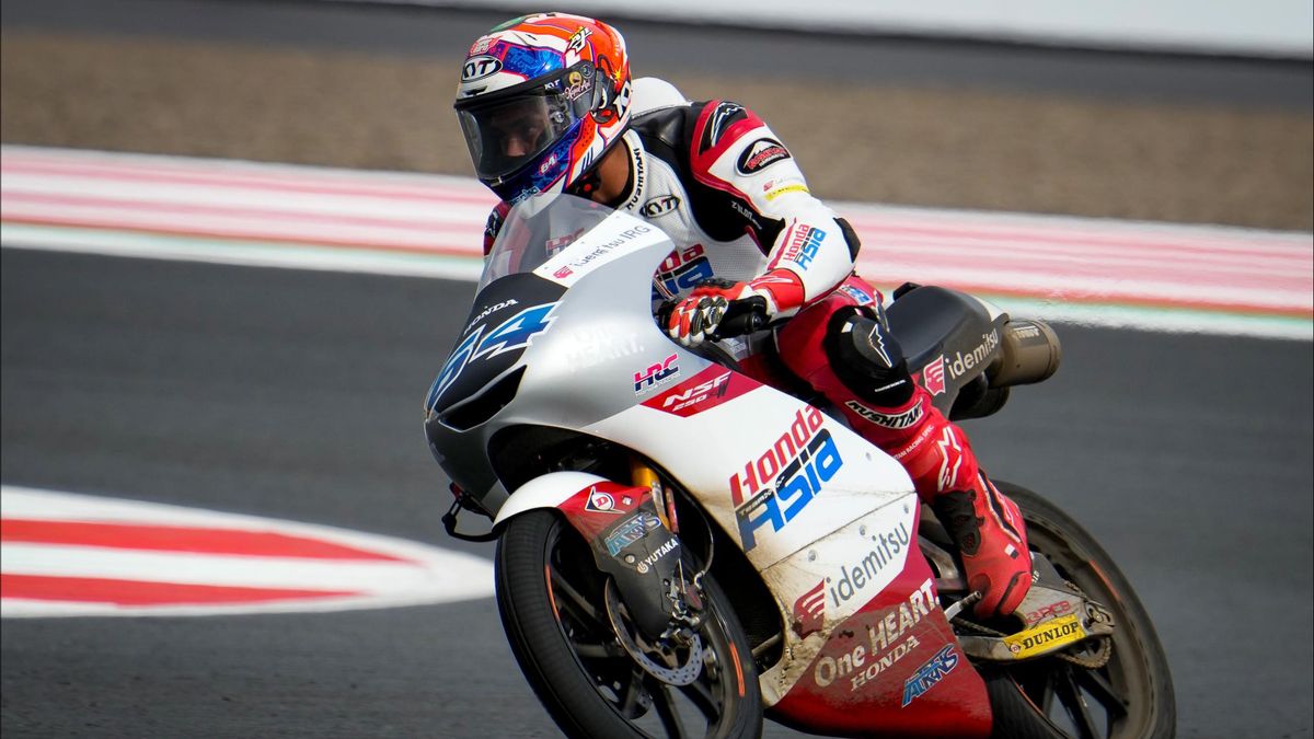 在Mugello赛道举行的意大利Moto3免费练习课程的第一天：Mario Aji有机会突破Q2