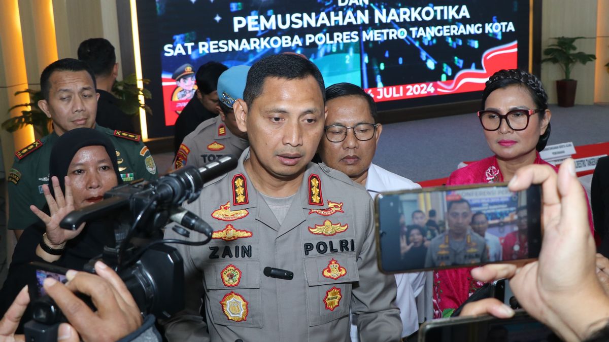 Dozens Of TO Drugs Arrested By Tangerang Metro Police For 2 Weeks