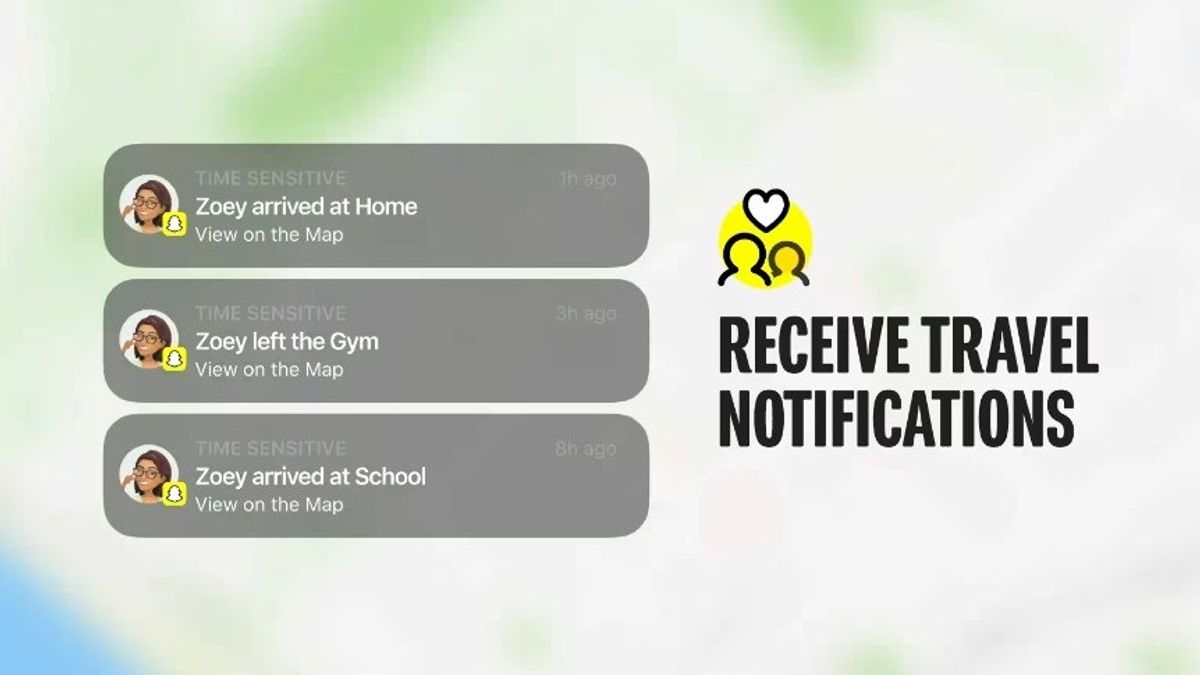 Snapchat Hadirkan Fitur Berbagi Lokasi dan Notifikasi Perjalanan bagi Keluarga 