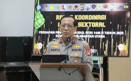 Kapolda Kaltara Hadiri Rakor, 1.577 Personel Disiapkan Pengamanan Sambut Lebaran 