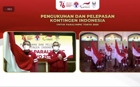 Pesan Menpora saat Lepas 23 Atlet Paralimpiade Tokyo 2020