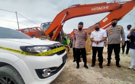 Mobil Fortuner Pemberian Polisi Tajir Tersangka Tambang Emas Liar, 11 Speedboat dan Jam Tangan Mewah Diamankan Polda Kaltara