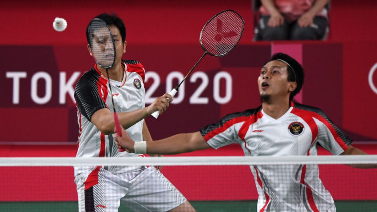 印尼在东京奥运会半决赛中输给李/王