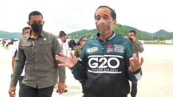 حول حلبة مانداليكا الخضراء وزرعها مع الزهور، Jokowi: تبدو أكثر جمالا عندما يأتي ضيوف MotoGP