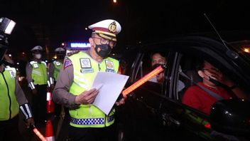 PPKM 紧急申请明天，警方在爪哇巴厘岛进行 407 封口