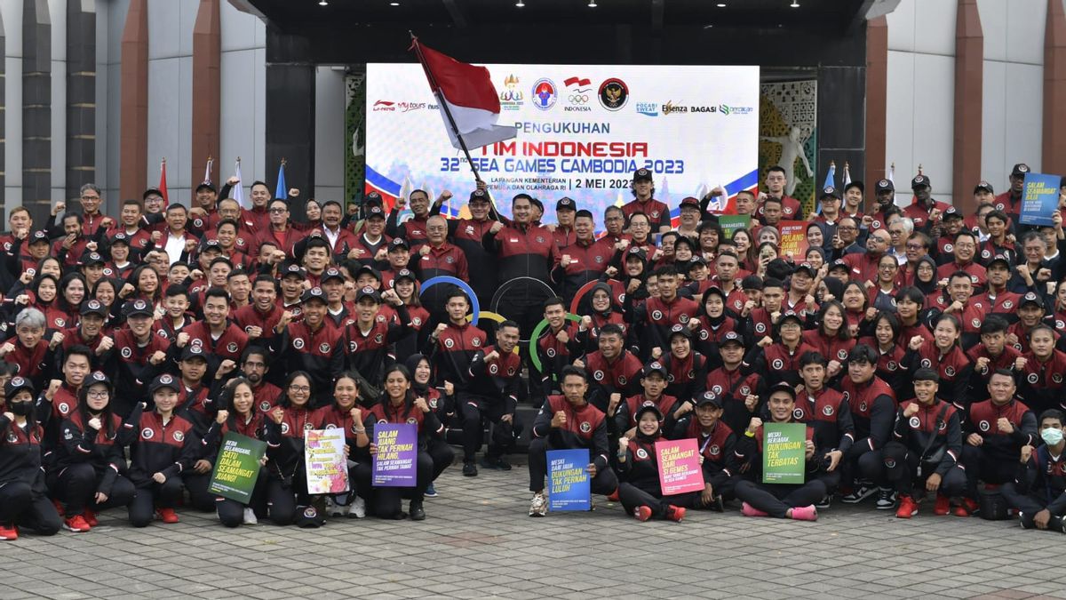 Diversity Becomes A Value Carried By The Indonesian Contingent At The Opening Ceremony Of The 2023 SEA Games Cambodia