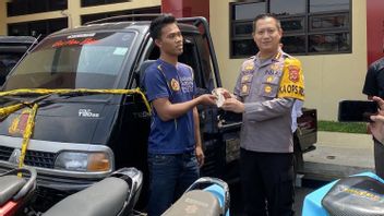 Cher korban, Barbuk Curanmor qui est sécurisé par la police de Bandung est le bienvenu à prendre