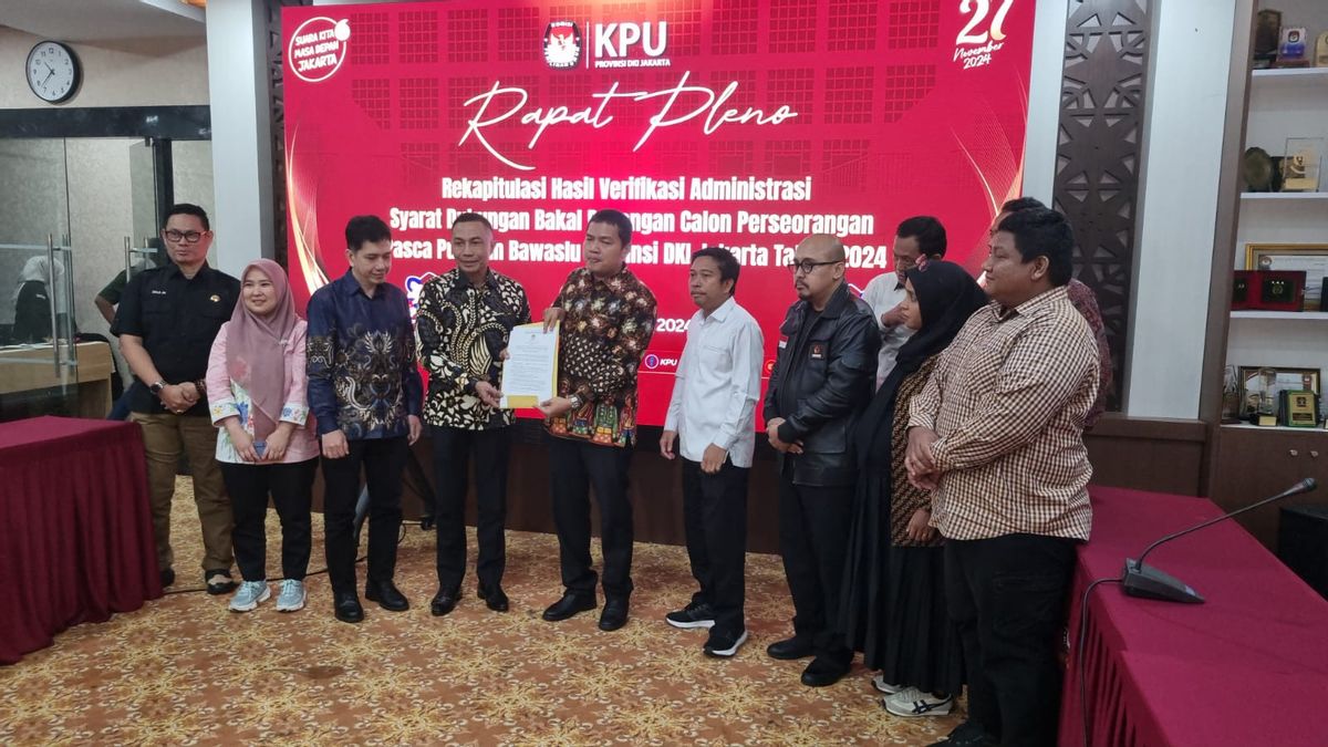 KPU Bakal Cek Fakta 721 Ribu Warga Pendukung Dharma-Kun Wardana di Pilgub Jakarta