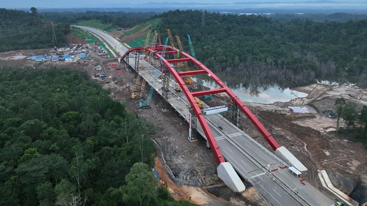 Jembatan Dirgahayu Tol IKN Senilai Rp2,42 Triliun Segera Rampung