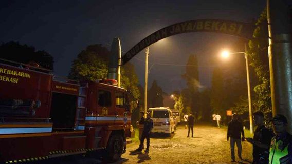 explosion d’entrepôt de munitions de Paldam Jaya, chef de la police du métro a offert à l’équipe de Jihandak