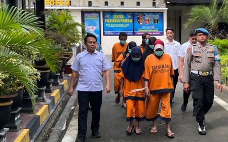 Polres Malang Tetapkan 6 Tersangka Kasus TPPO PSK Anak di Warung Kopi ‘Cetol’ Pasar Gondanglegi