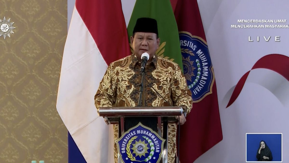 Prabowo Apologizes To Muhammadiyah, Gibran Can't Attend Because Of The Nahdlatul Ulama Agenda