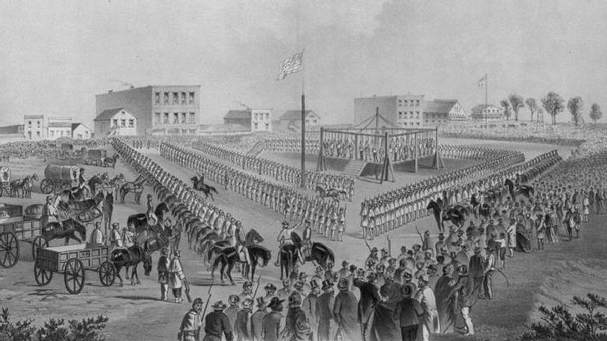 歴史の中の12月26日:38人のインディアンがエイブラハム・リンカーンの指示で処刑された