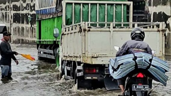 BPBD DKI Catat 3 Ruas Jalan di Jaksel Tergenang Sore Ini