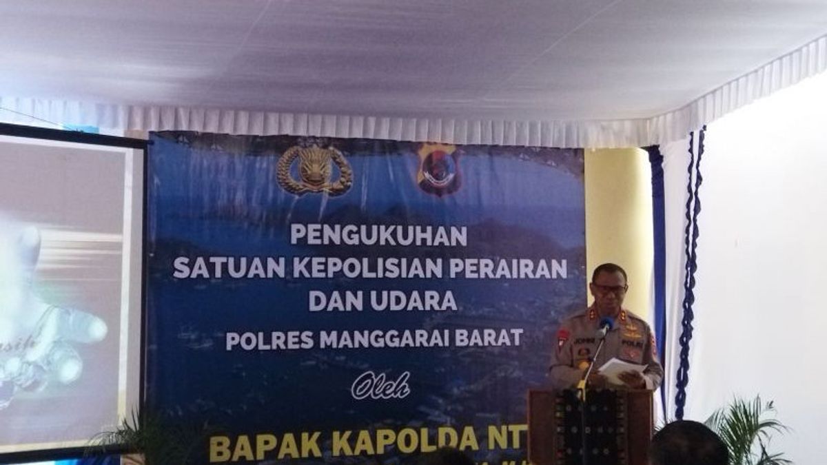 NTT Police Chief: West Manggarai Satpolairud Will Be Effective In Ordering Violations And Keeping Labuan Bajo Waters Safe