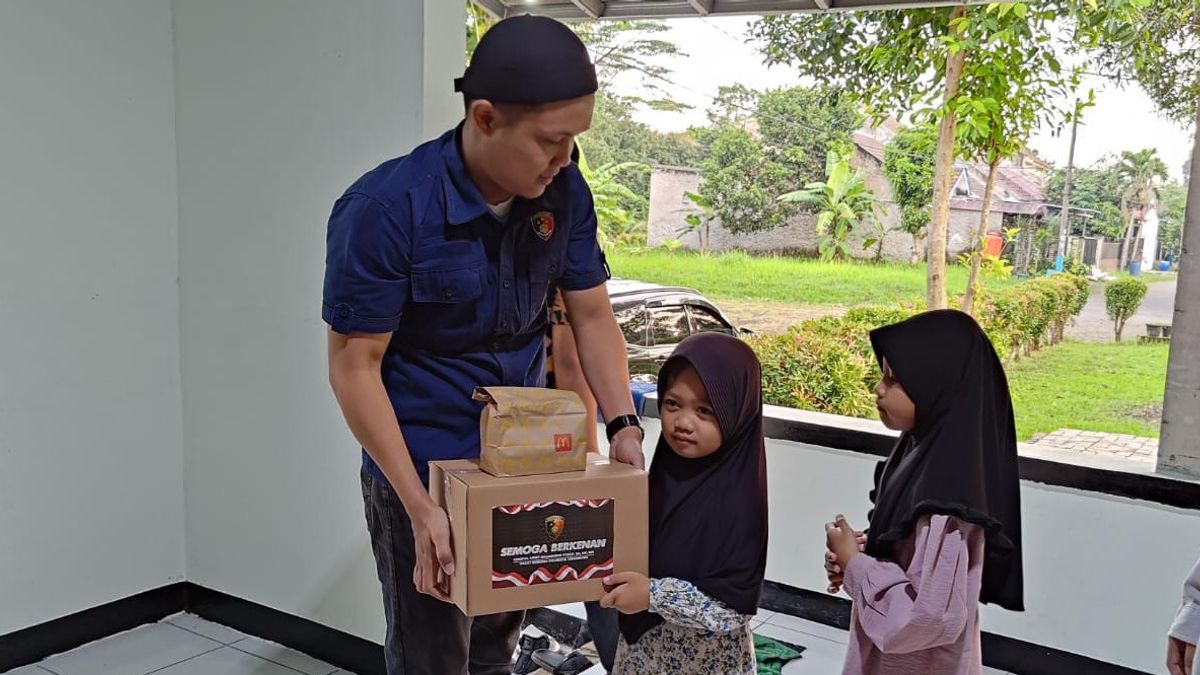 Ramadan, Puluhan Anak Yatim di Magarsari Dibidik Polres Tangerang