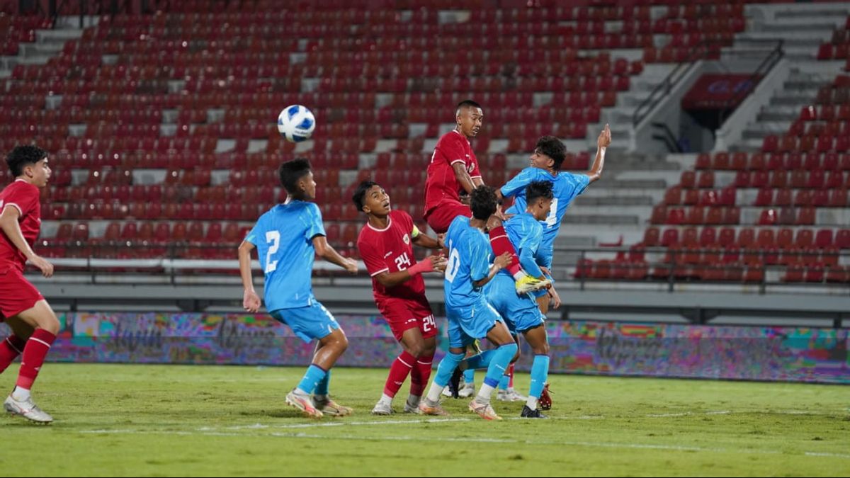 U-17インドネシア代表 vs U-17インド代表 トライアルスケジュール