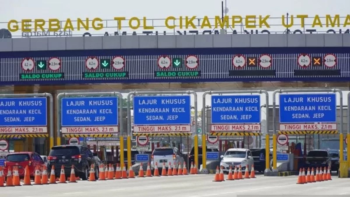 Two Hours Before Carrying Out One Way, The Police Will Sterilize Km 47 Of The Cikampek Toll Road