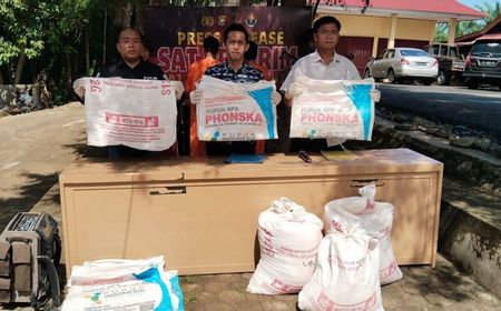 Mobil Bawa 20 Sak Pupuk Subsidi dari Sumbar ke Mukomuko Diamankan, 2 Tersangka Ditahan