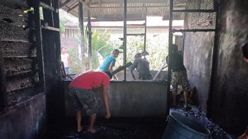 Mukomuko Bengkulu的稻米用尽了自然灾害受害者