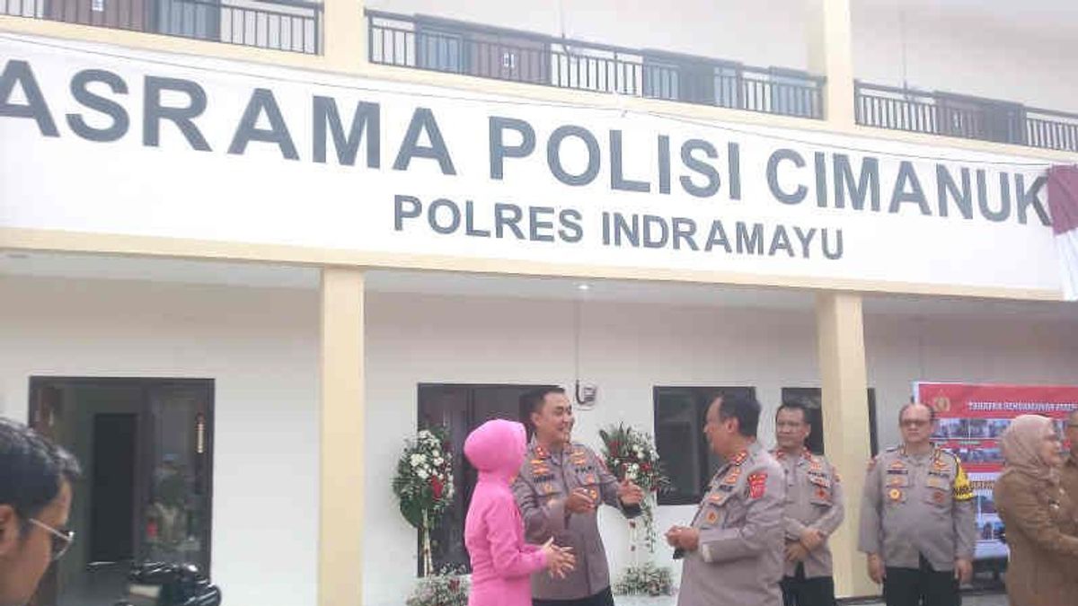 Ceremony The Cimanuk Police Dormitory, West Java Police Chief: Specialized Those Who Don't Own Houses In Indramayu