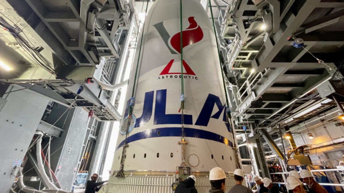 ペレグリン着陸船とNASAの機器を月に打ち上げる準備ができているバルカンロケット