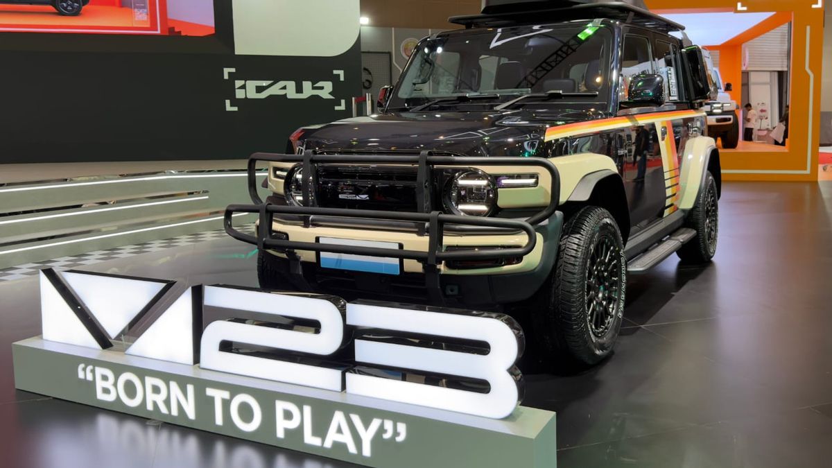 新しいiCAR V23は、IIMS 2026ですぐに改造タッチを受けます