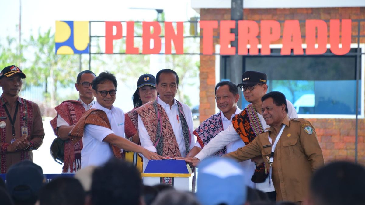 President Jokowi Inaugurates Seven Simultaneous PLBN, Budget Telan Rp1.34 Trillion